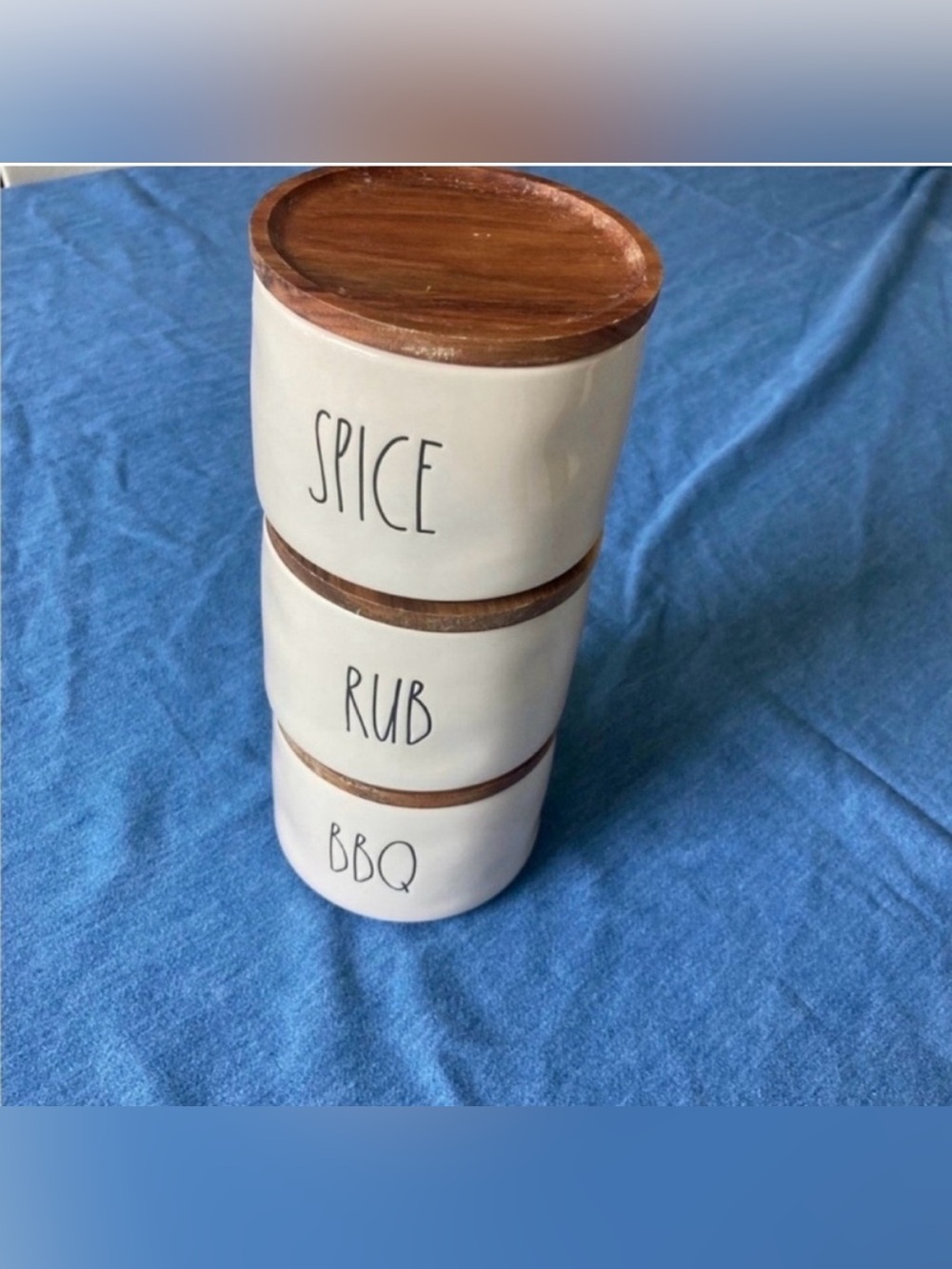 Rae Dunn Canister Set BBQ Rub Spice Artisan Collection by Magenta